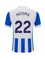 Moške Nogometnih dresov Brighton Kaoru Mitoma #22 Domači 2025-26 Kratki rokavi Moške Nogometnih dresov Brighton Kaoru Mitoma #22 Domači 2025-26 Kratki rokavi